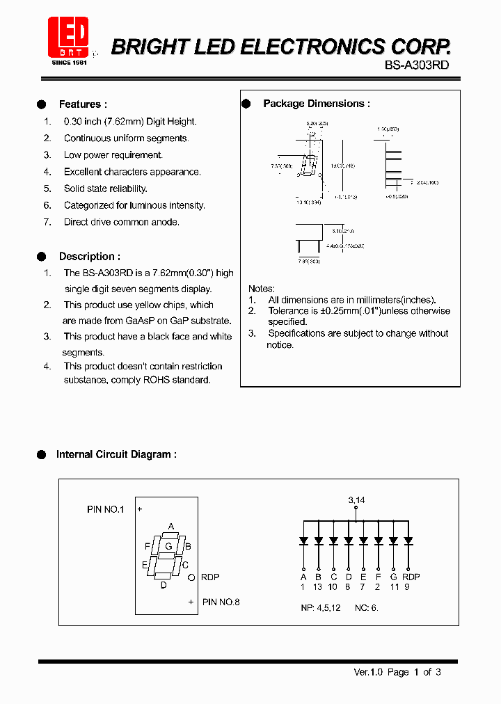 BS-A303RD_4805884.PDF Datasheet