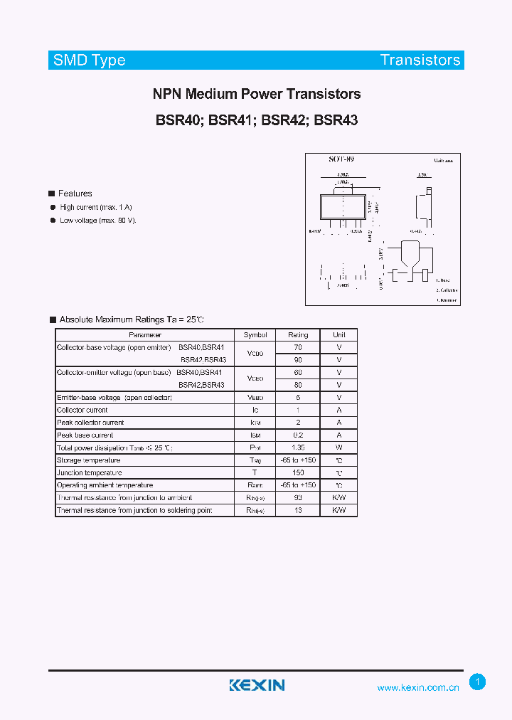 BSR43_4335441.PDF Datasheet