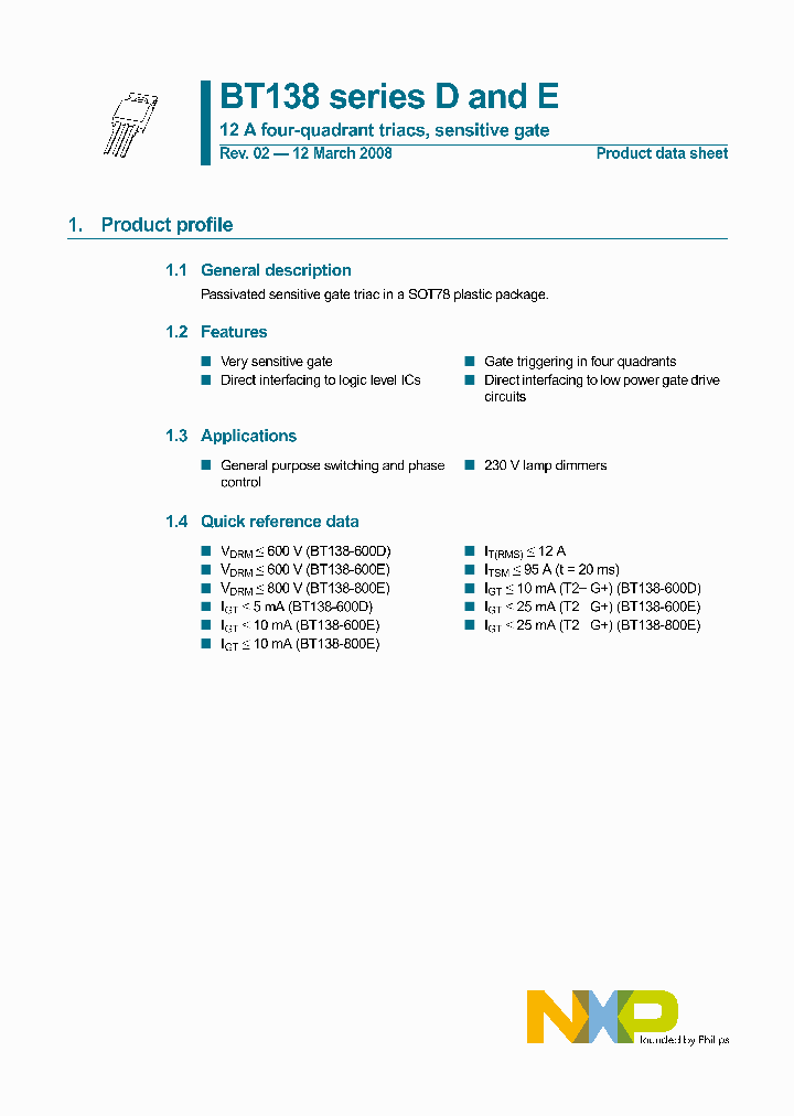 BT138_4577624.PDF Datasheet