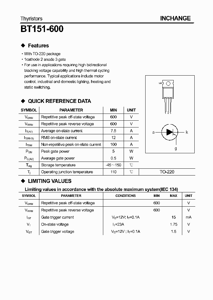 BT151-600_4385304.PDF Datasheet