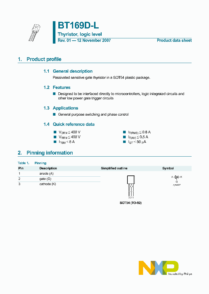 BT169D-L_4710305.PDF Datasheet