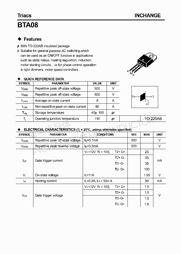 BTA08_4288464.PDF Datasheet