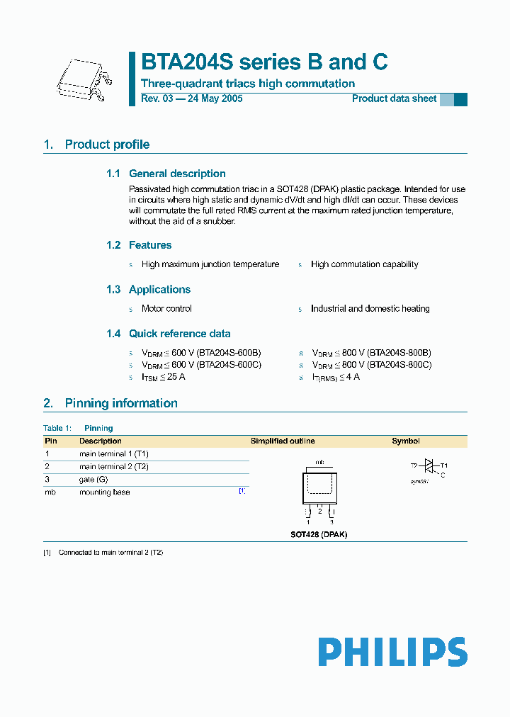 BTA204S_4910703.PDF Datasheet