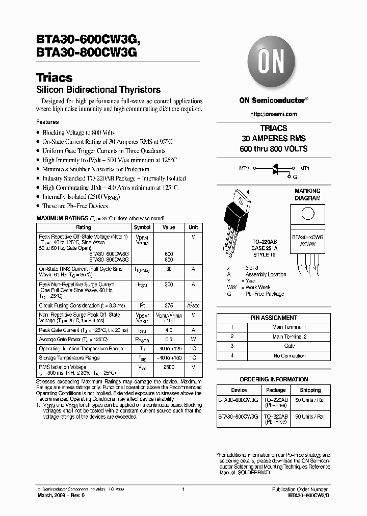 BTA30-600CW3G_4436633.PDF Datasheet