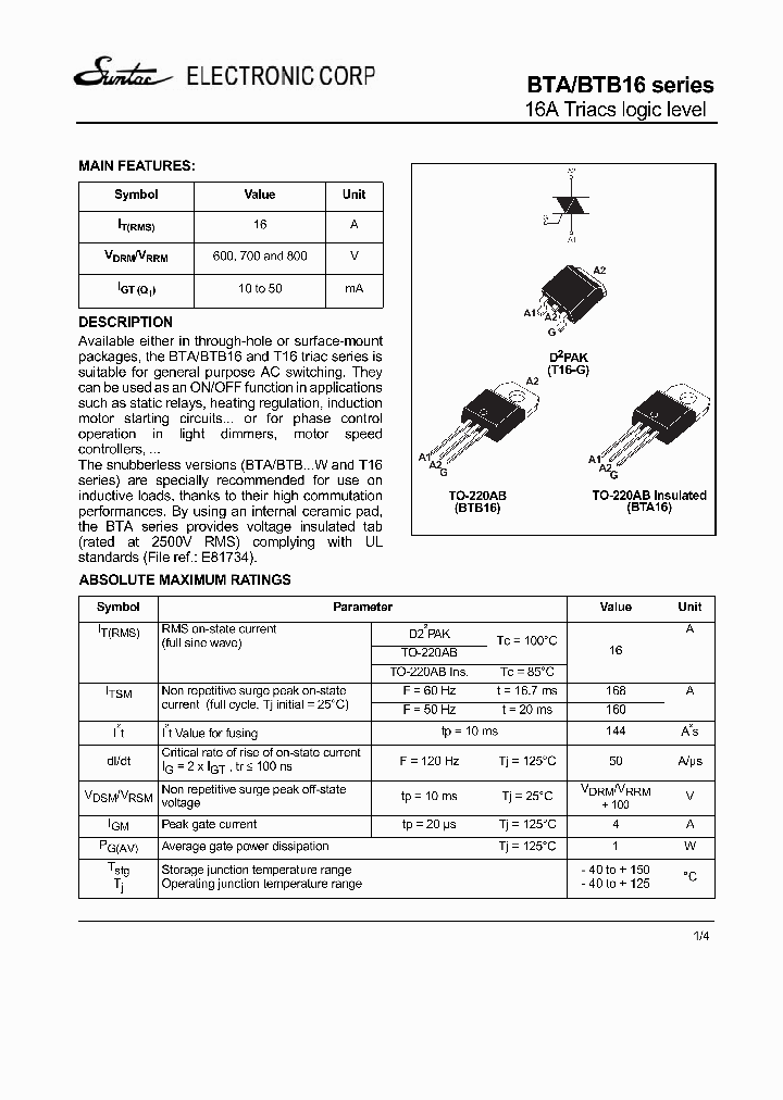 BTB16_4275375.PDF Datasheet
