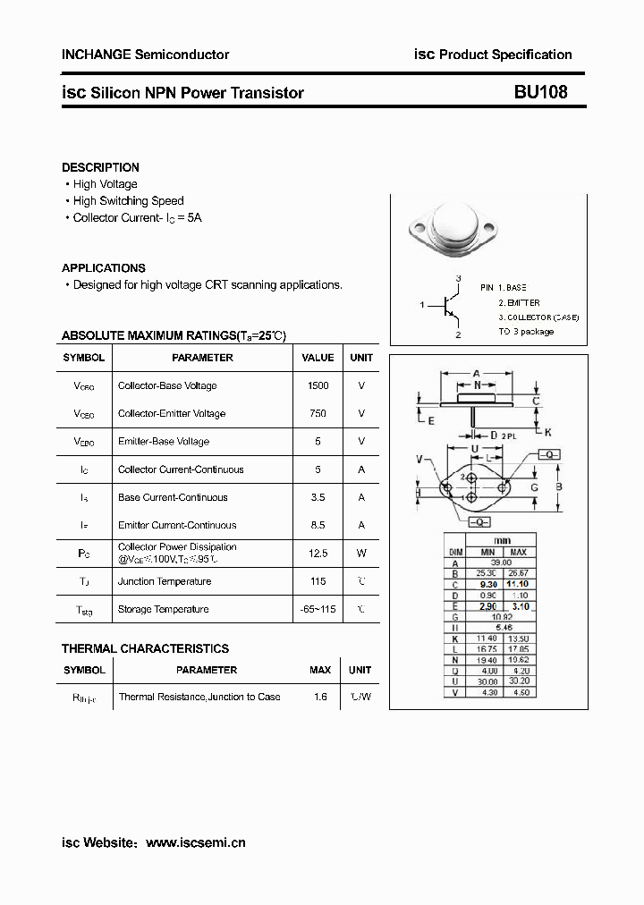 BU108_4305651.PDF Datasheet