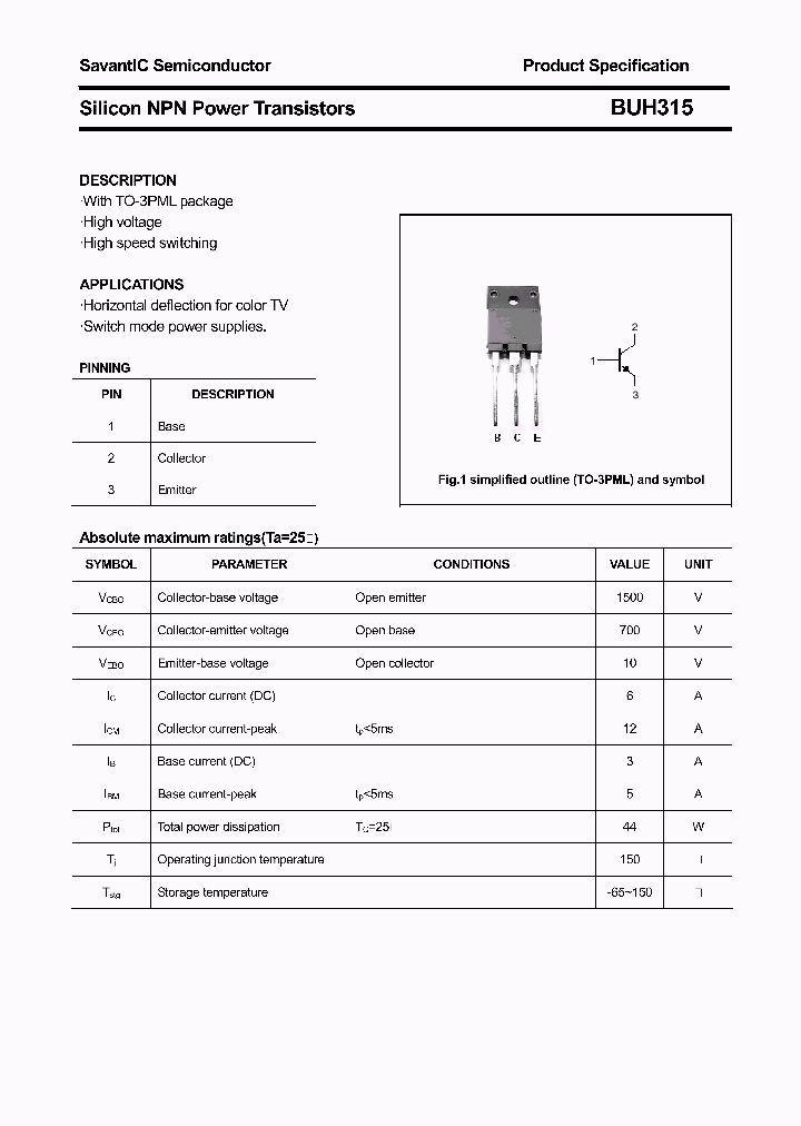 BUH315_4466738.PDF Datasheet
