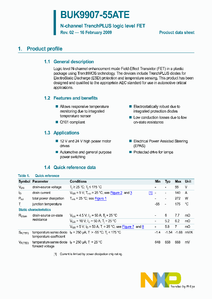 BUK9907-55ATE_4694438.PDF Datasheet