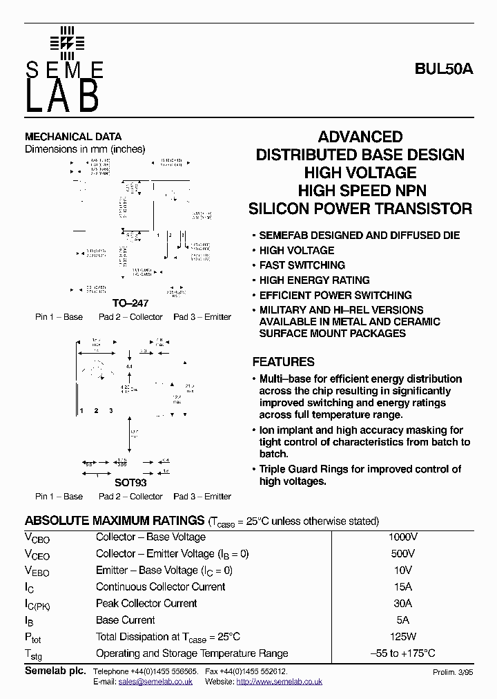 BUL50A_4647561.PDF Datasheet