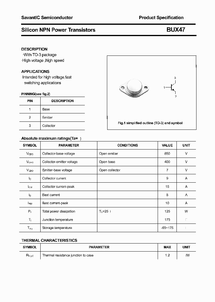 BUX47_4825075.PDF Datasheet