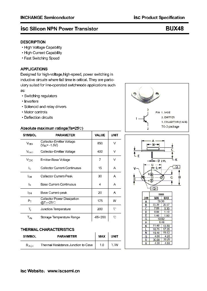 BUX48_4308711.PDF Datasheet