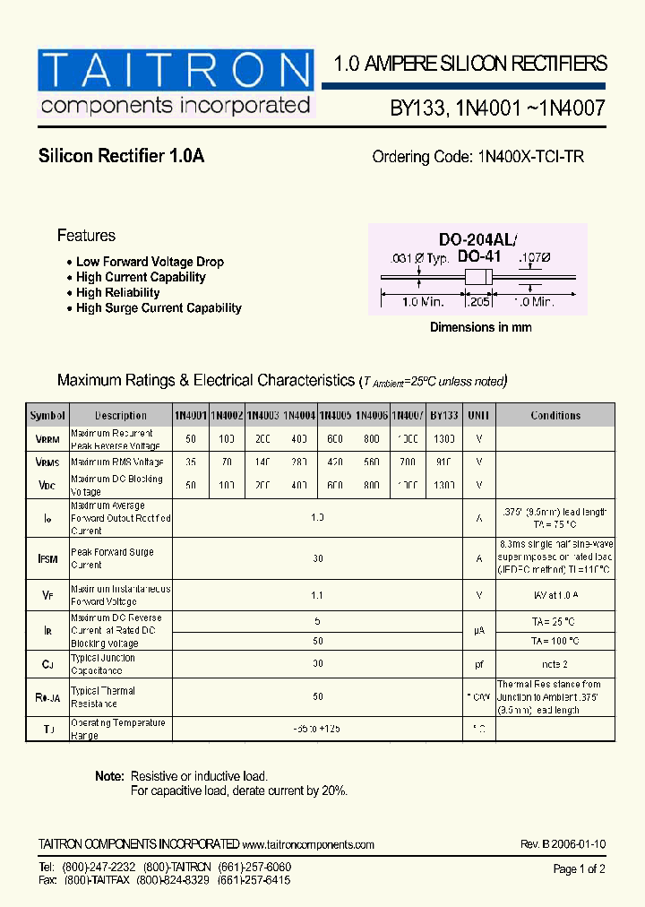 BY133_4378807.PDF Datasheet