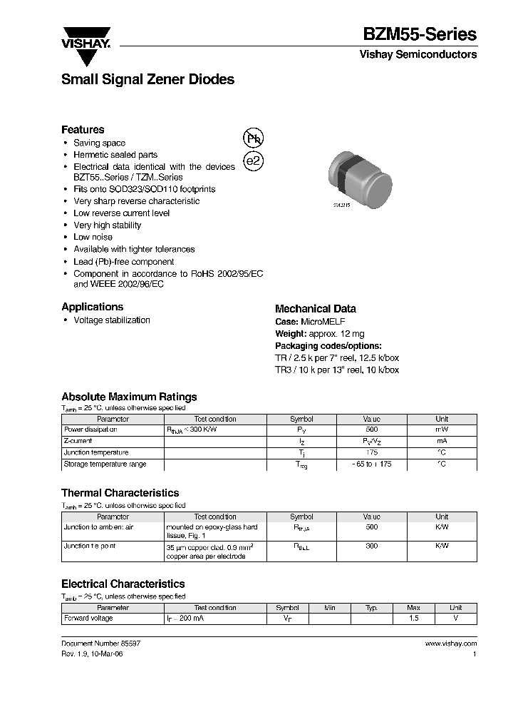 BZM55C2V7_4273187.PDF Datasheet