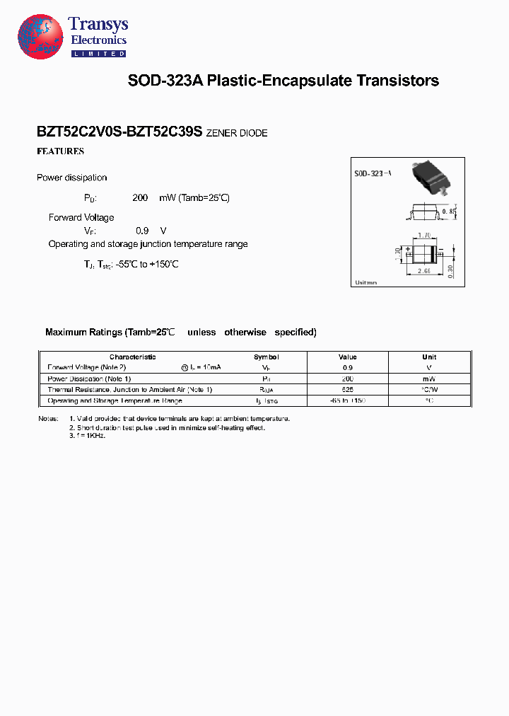 BZT52C2V0S_4545216.PDF Datasheet