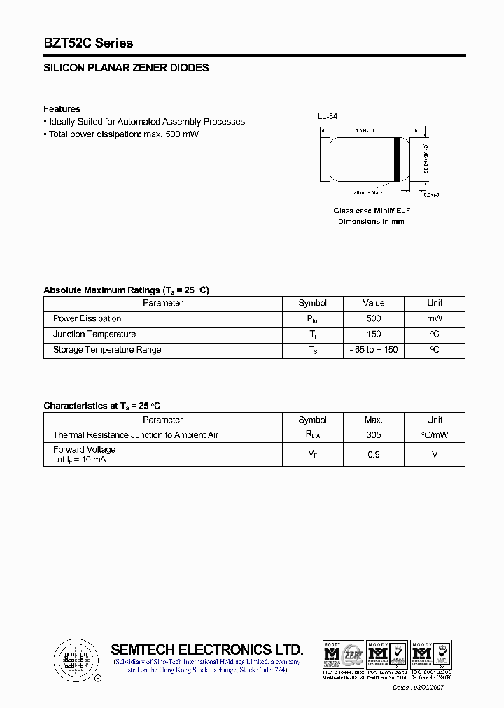BZT52C2V4_4545226.PDF Datasheet