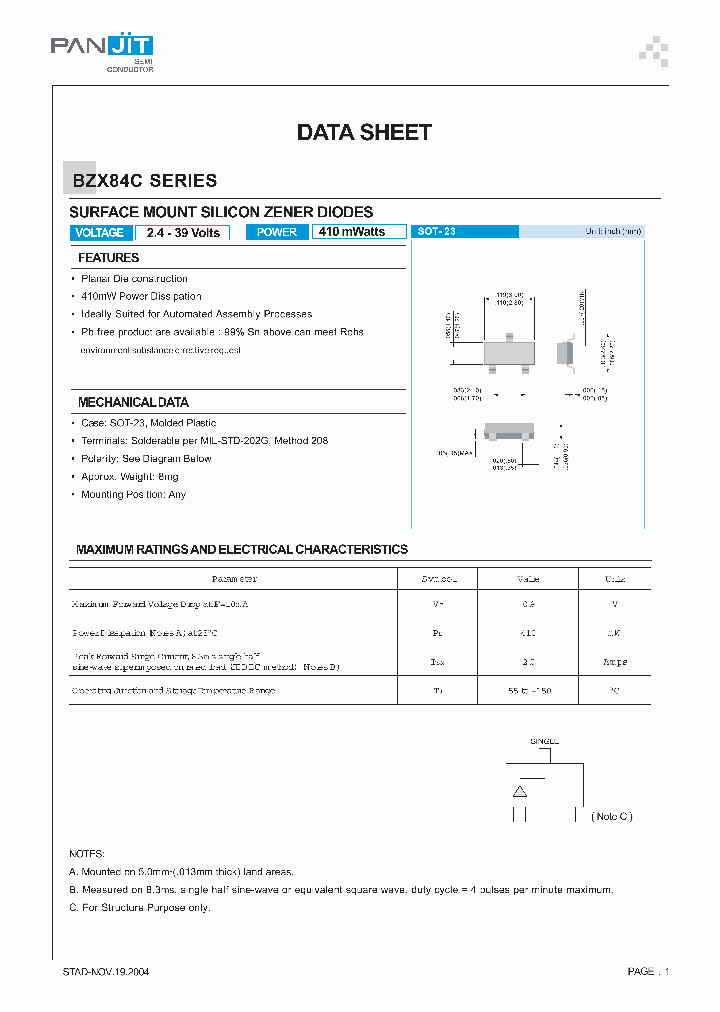 BZX84C_4345752.PDF Datasheet