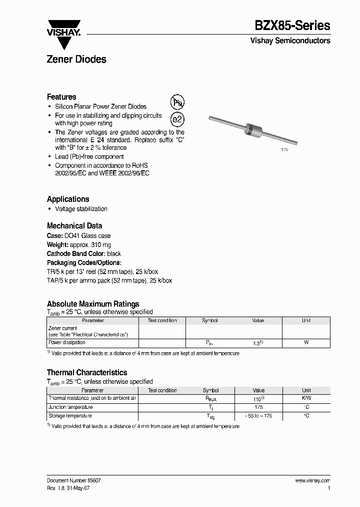 BZX85C100_4564046.PDF Datasheet