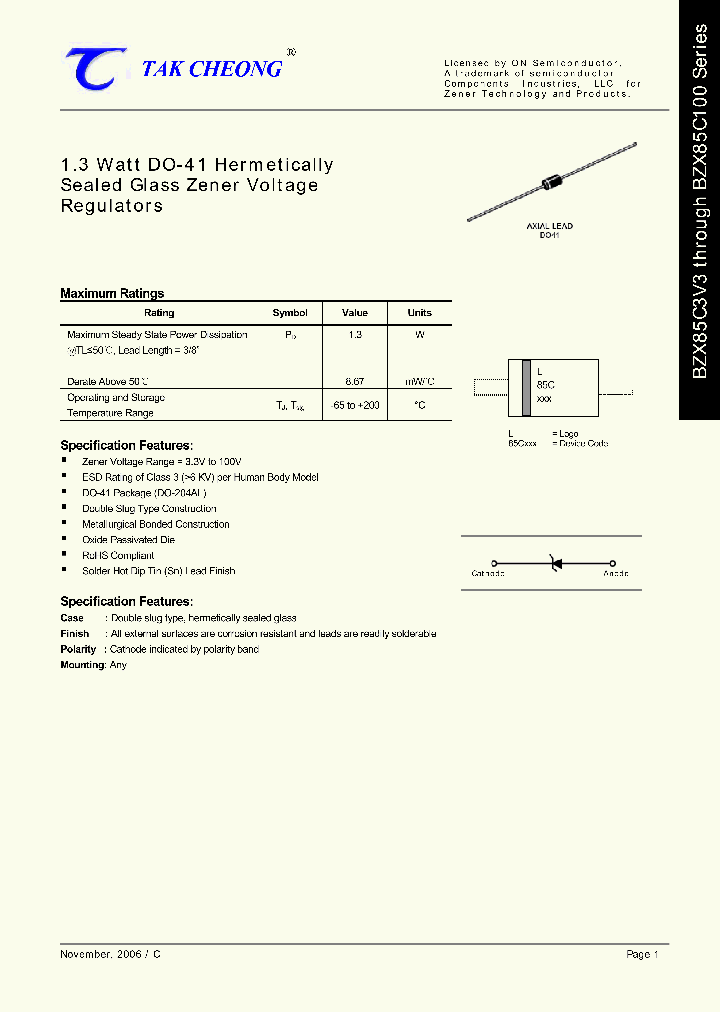 BZX85C100_4564047.PDF Datasheet