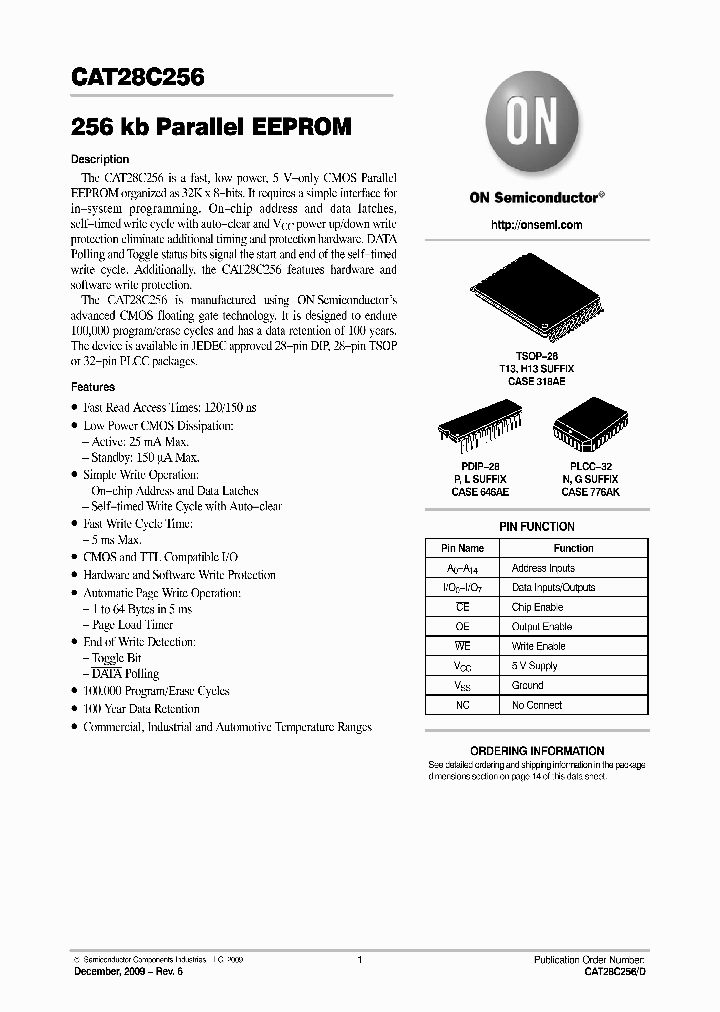 CAT28C256_4655334.PDF Datasheet
