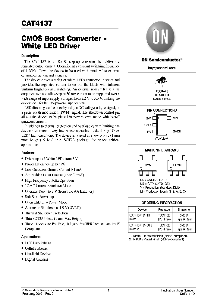 CAT4137_4850079.PDF Datasheet
