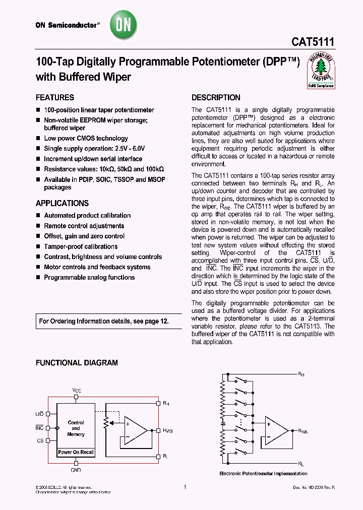 CAT5111YI-00-G_4457769.PDF Datasheet