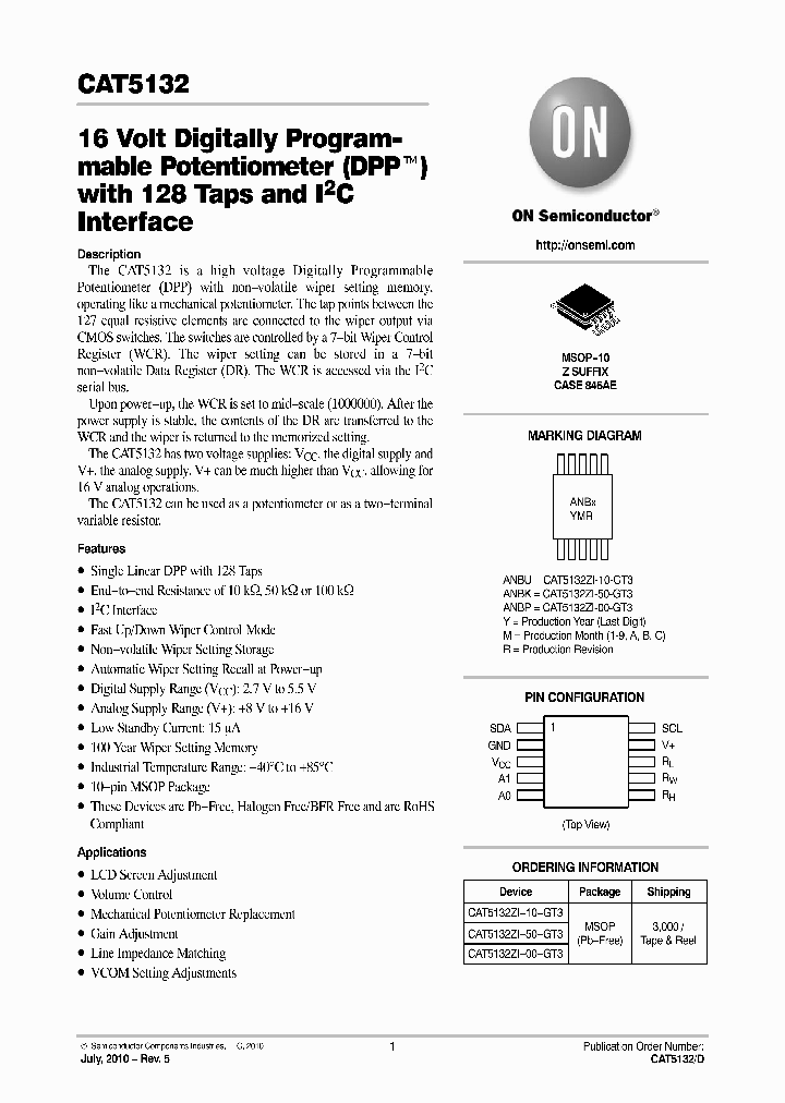 CAT5132_4698496.PDF Datasheet