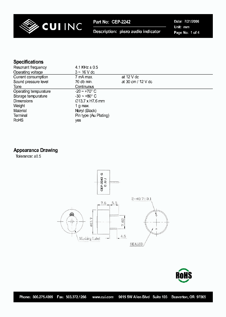 CEP-2242_4580787.PDF Datasheet