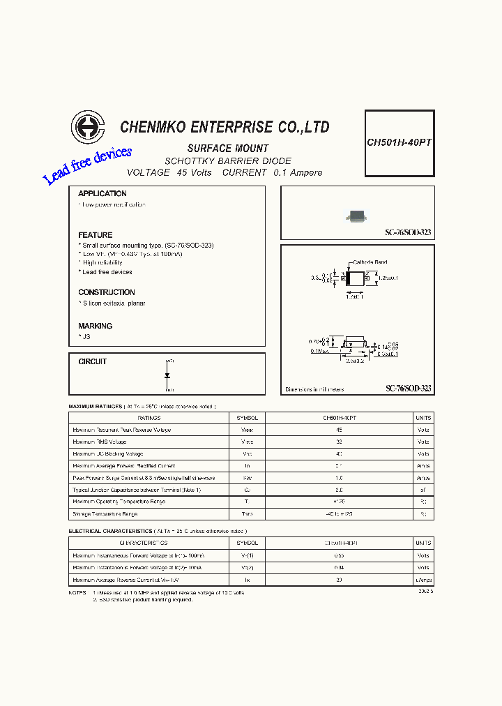 CH501H-40PT_4338973.PDF Datasheet