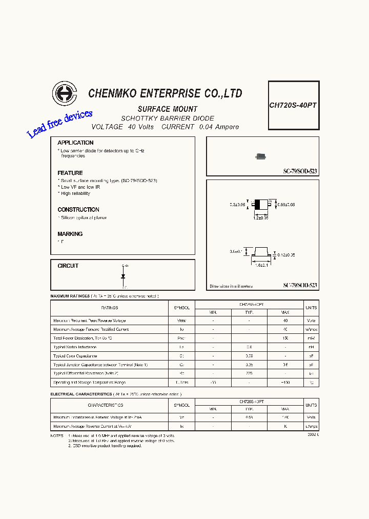 CH720S-40PT_4453433.PDF Datasheet