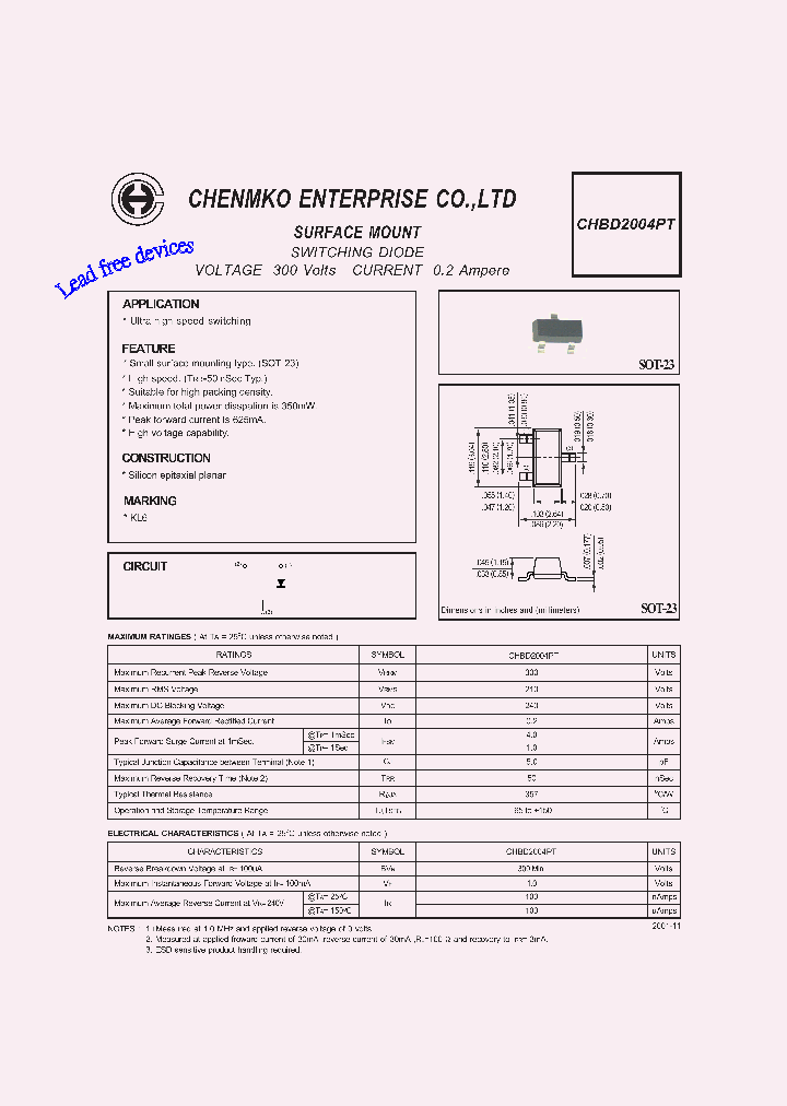 CHBD2004PT_4615619.PDF Datasheet
