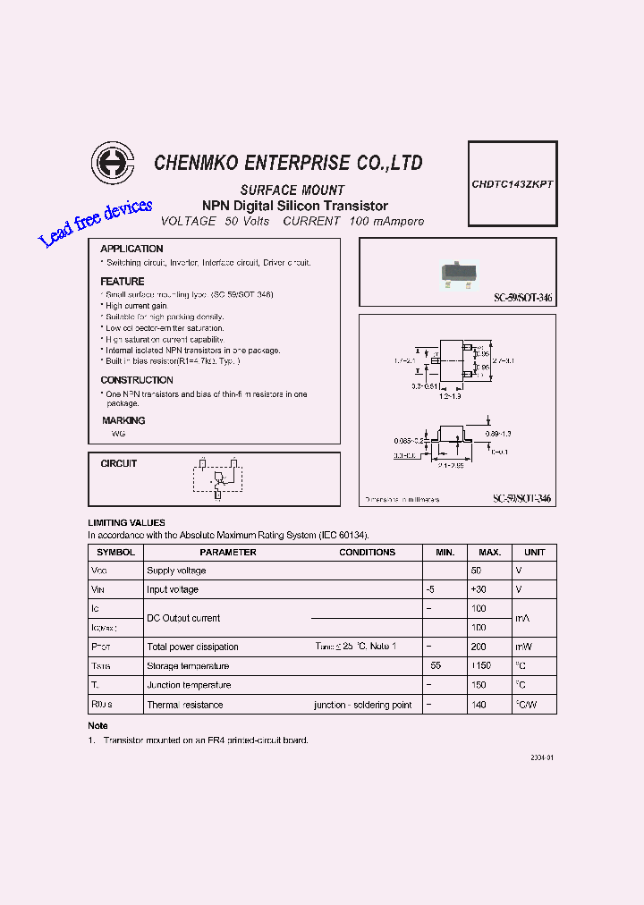 CHDTC143ZKPT_4594348.PDF Datasheet