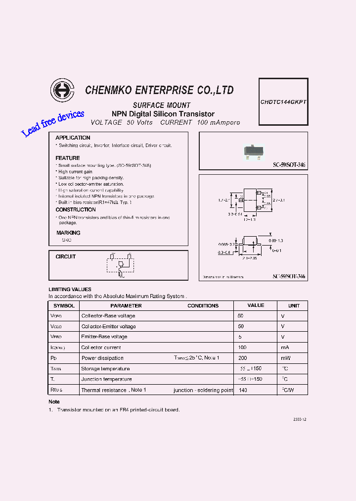 CHDTC144GKPT_4594354.PDF Datasheet