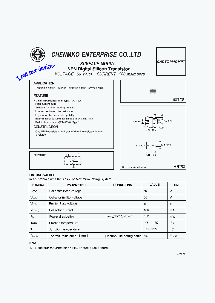 CHDTC144GMPT_4594355.PDF Datasheet