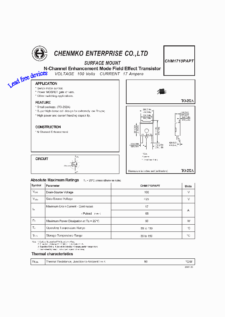 CHM1710PAPT_4783009.PDF Datasheet