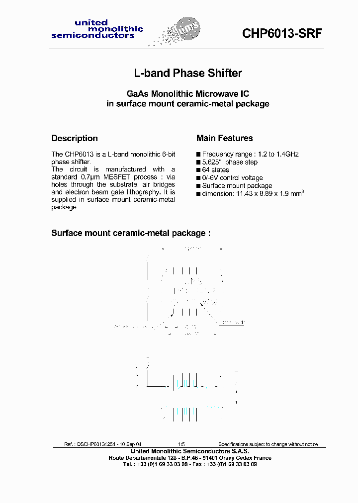 CHP6013-SRF_4416891.PDF Datasheet