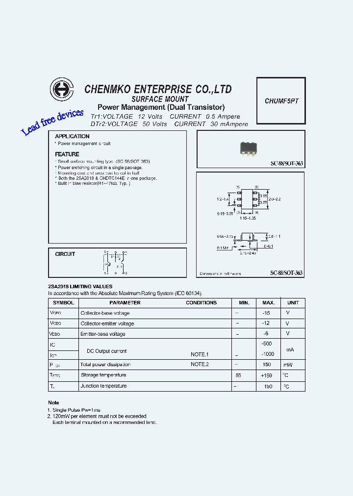 CHUMF5PT_4490021.PDF Datasheet