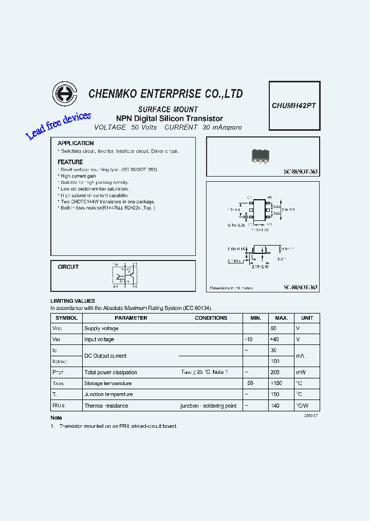 CHUMH42PT_4490005.PDF Datasheet