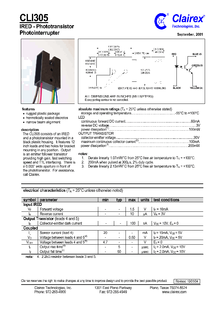 CLI305_4690761.PDF Datasheet
