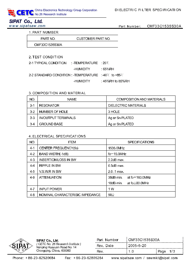 CMF33C1535S30A_4320822.PDF Datasheet