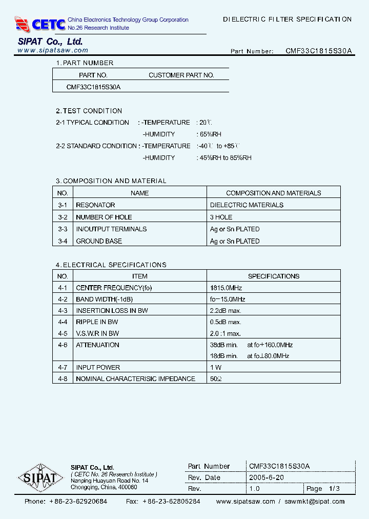 CMF33C1815S30A_4320824.PDF Datasheet