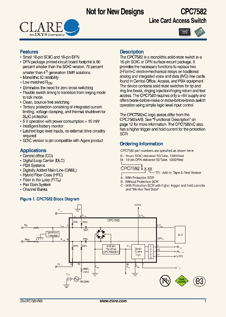 CPC7582MCTR_4510540.PDF Datasheet
