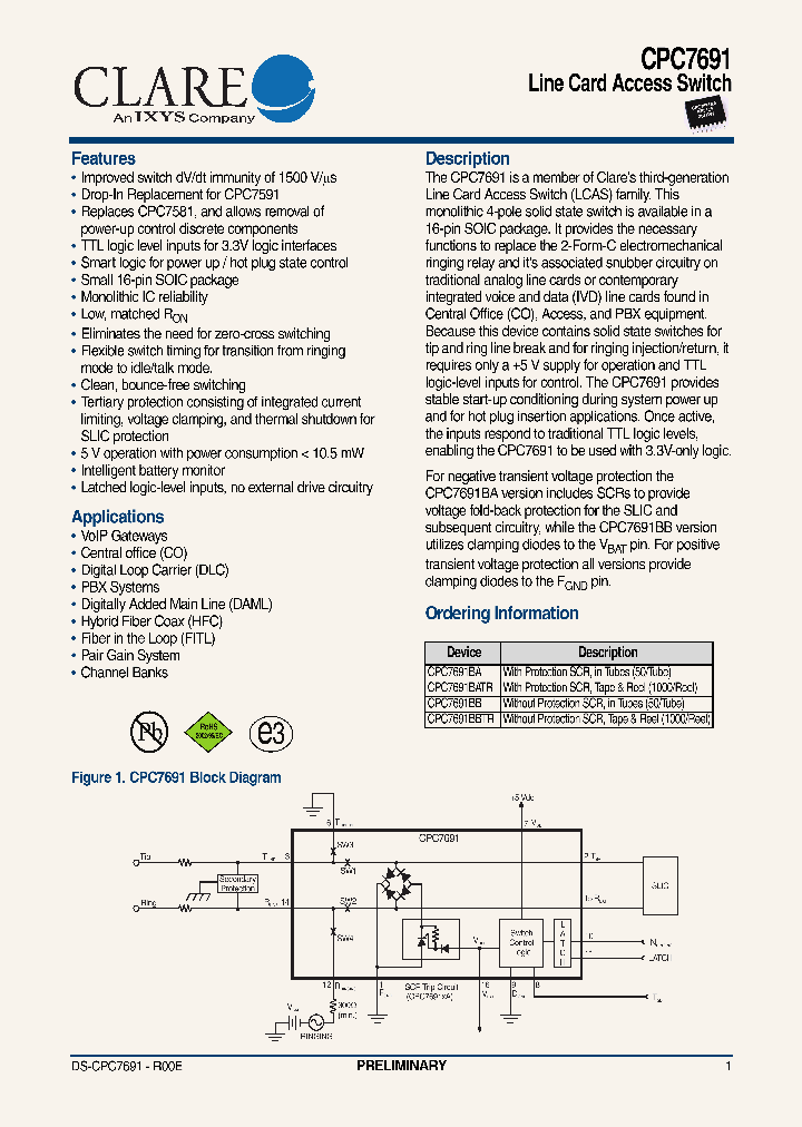 CPC7691BBTR_4510493.PDF Datasheet