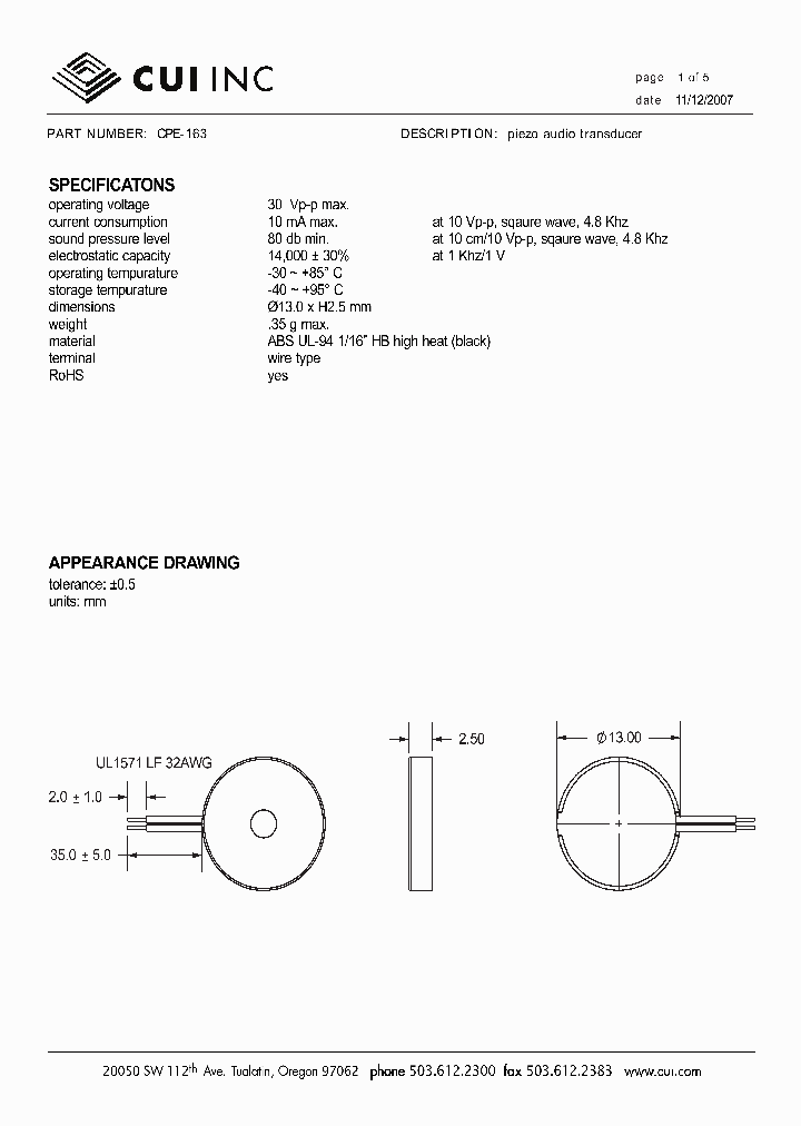 CPE-163_4490632.PDF Datasheet