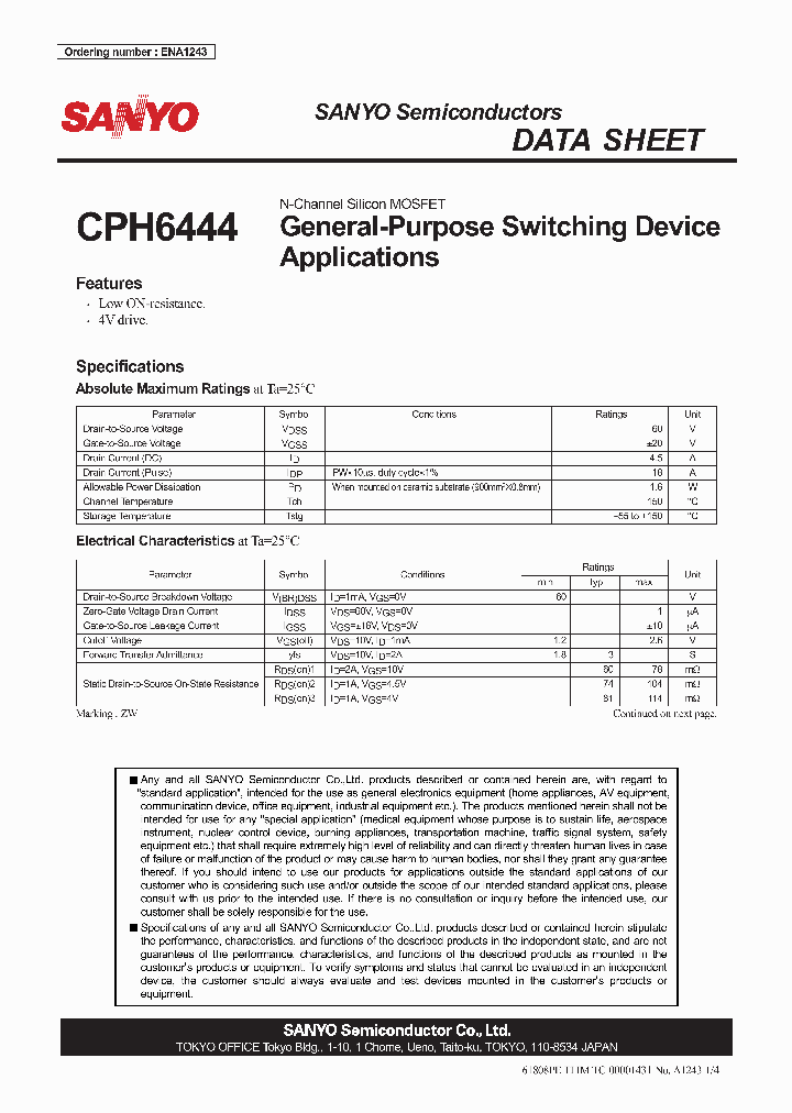 CPH6444_4701057.PDF Datasheet