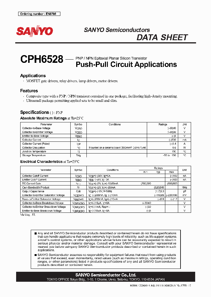 CPH6528_4403827.PDF Datasheet