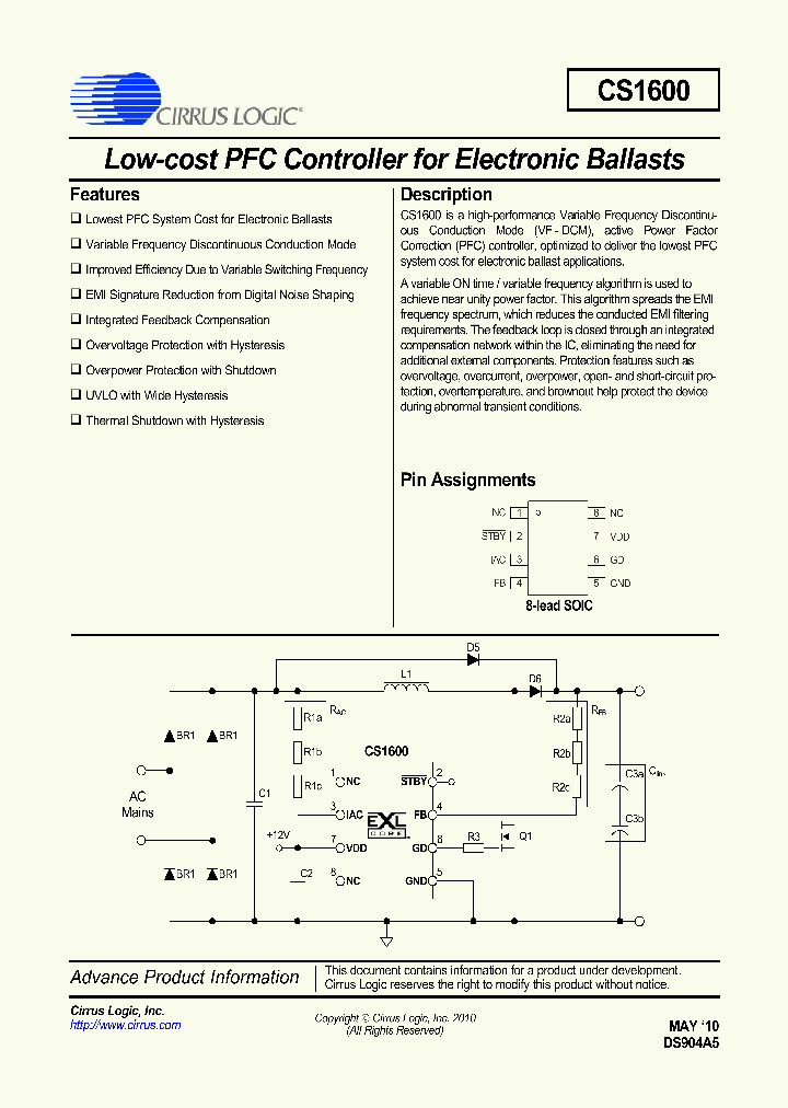 CS1600-FSZ_4710640.PDF Datasheet