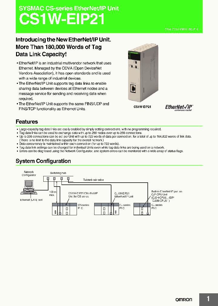 CS1W-EIP21_4642597.PDF Datasheet