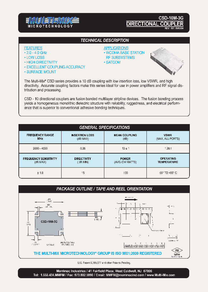 CSD-10M-3G_4384172.PDF Datasheet