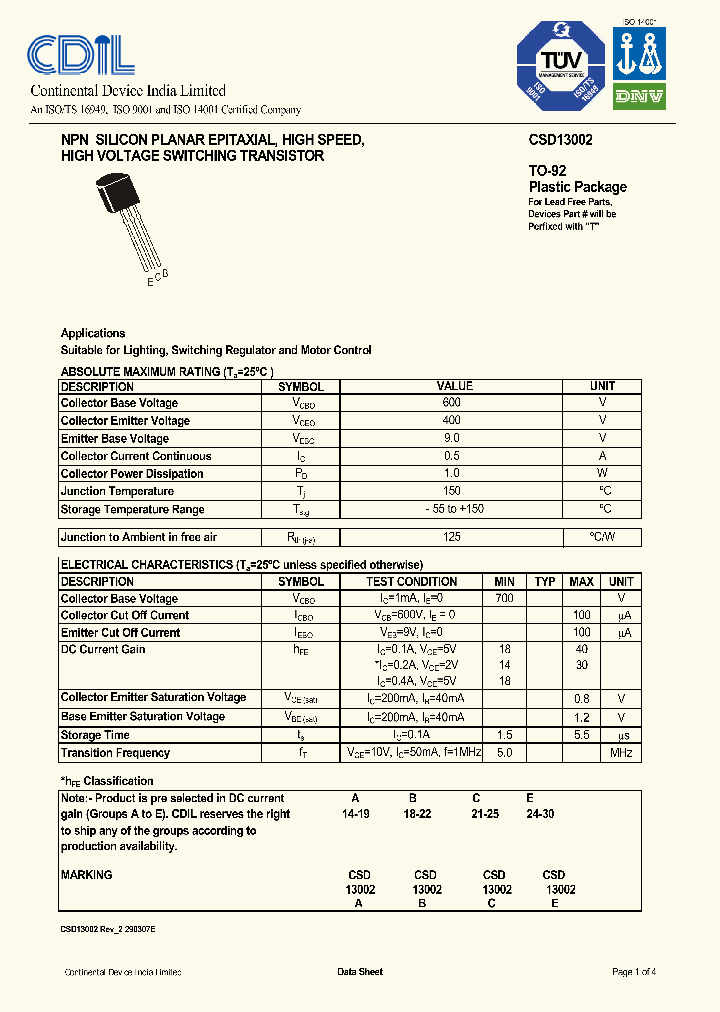 CSD13002_4251242.PDF Datasheet