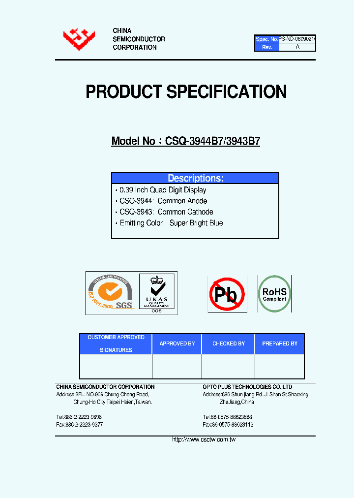 CSQ-3943B7_4737816.PDF Datasheet